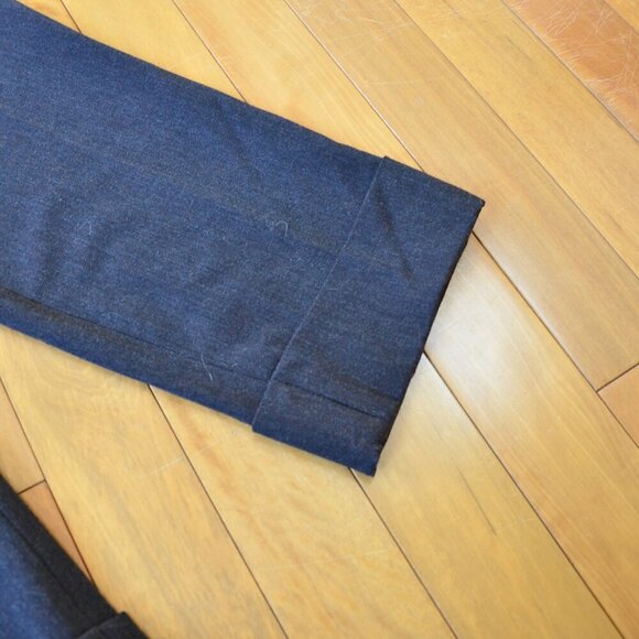 Thalian Capri Dress Pants Women's 8 Brown Career Wool Blend - Picture 5 of 9